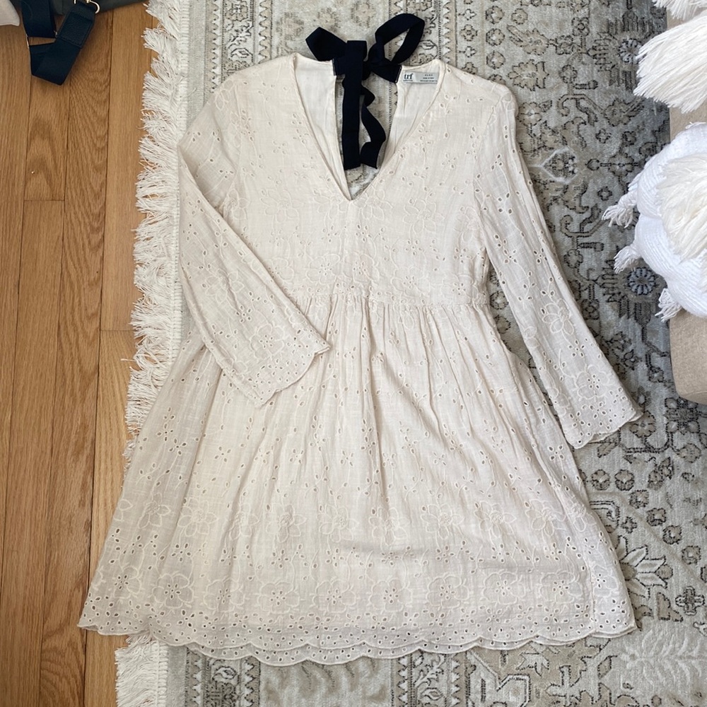 Zara Eyelit Dress